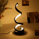 O Abajur de Mesa Espiral Moderna