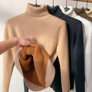Suéter Feminino Peluciado Gola Alta