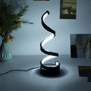 O Abajur de Mesa Espiral Moderna