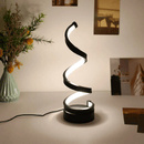 O Abajur de Mesa Espiral Moderna
