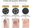 Lixa Elétrica para Pés Soft Feet Recarregável com 5 Lixas