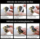 Lixa Elétrica para Pés Soft Feet Recarregável com 5 Lixas