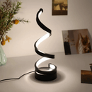 O Abajur de Mesa Espiral Moderna