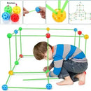 Kit de Construção Tenda Kids com Lona de Brinde para Criar e Brincar