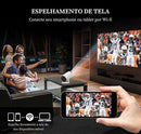 Projetor Portátil 4K Cinematográfica em Alta Definição