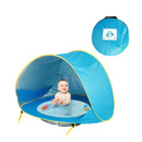 Barraca Infantil Pop Up para Praia com Piscina e Proteção UV