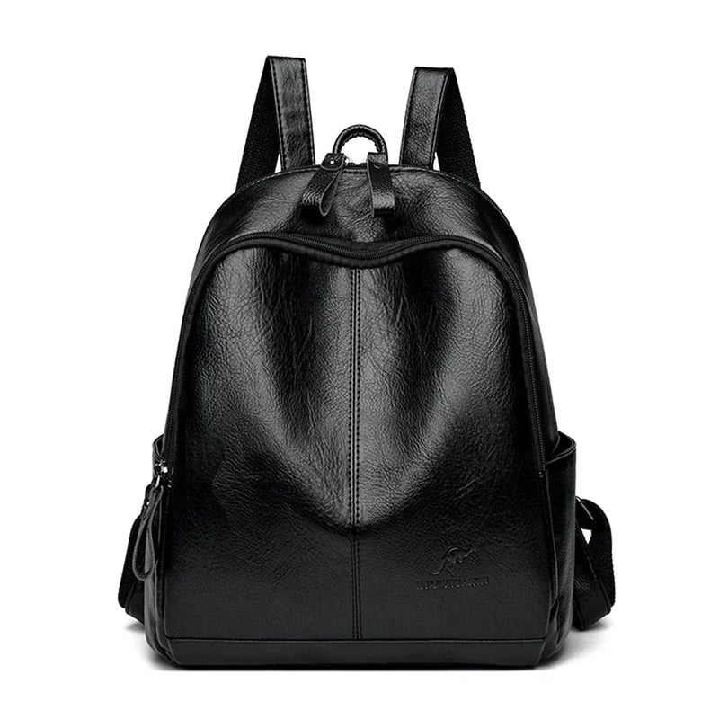 Bolsa Mochila Feminina de Couro Luxuosa  - Stok.P