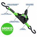 Cinta Catraca de Carga Automática Retrátil Retrak Build 680 PRO 3,6 m