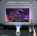 Projetor Portátil 4K Cinematográfica em Alta Definição