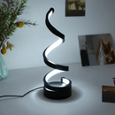 O Abajur de Mesa Espiral Moderna