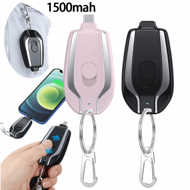 Carregador Chaveiro - iPhone / iPhone Tipo C
