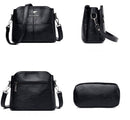 Bolsa Feminina Transversal em Couro Balidaishu