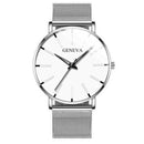 Relógio Minimalista Geneva de Luxo