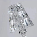 Luminária de Mesa LED Cristal Sem Fio com 3 Tons de Luz