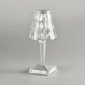 Luminária de Mesa LED Cristal Sem Fio com 3 Tons de Luz