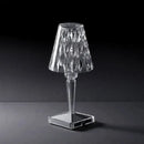 Luminária de Mesa LED Cristal Sem Fio com 3 Tons de Luz