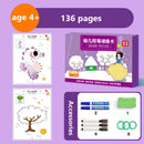 Caderno Mágico  + Brindes ( 5 Canetas, Apagador e Argolas)