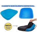 Almofada ortopédica em gel de silicone com tecnologia colmeia respirável para cadeira de escritório e banco de carro.