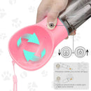 Garrafa de Água/Porta Ração/Porta Saquinho - PetLove - 500ml