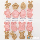 Multi Formas De Páscoa - Kit Com 8 Pcs