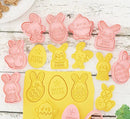 Multi Formas De Páscoa - Kit Com 8 Pcs