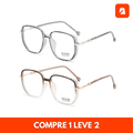 Óculos Glitter Glass para Festas, Eventos e Looks Criativos