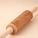 Rolo decorativo com estampa xadrez para massas, biscoitos e artesanatos
