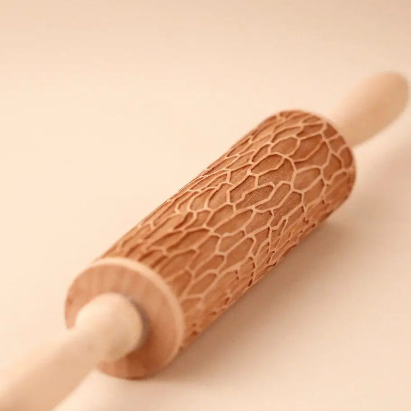 Rolo decorativo com estampa xadrez para massas, biscoitos e artesanatos