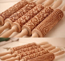 Rolo estampado com desenho de Flor de Lis para decorar massas, biscoitos e projetos criativos
