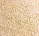 Rolo de textura com flores retrô para criar estampas decorativas e artesanais