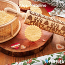 Rolos Decorativos + 1 Cortador E Livro De Receitas Brinde Alce Natalino