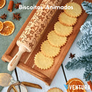 Rolos Decorativos + 1 Cortador E Livro De Receitas Brinde Biscoitos Animados